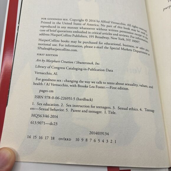 For Goodness Sex. Changing the way we talk to teens about Sexuality Values Healt - Picture 3 of 3